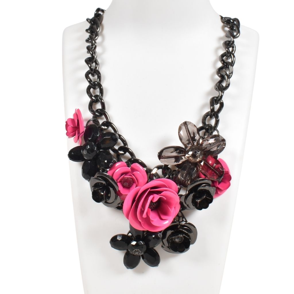Buy Jalaja Multi Layered Floral Statement Necklace | Tarinika
