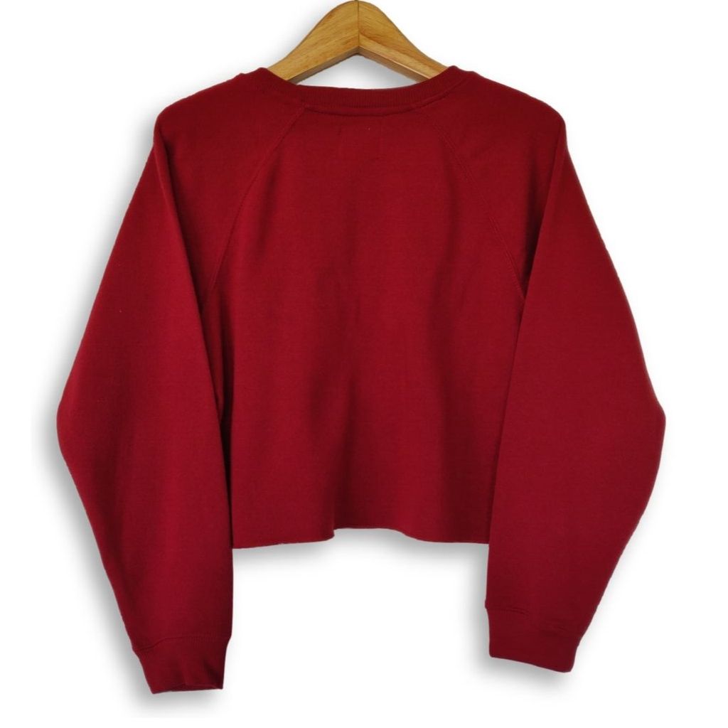 Red slogan sweatshirt: Alia Bhatt